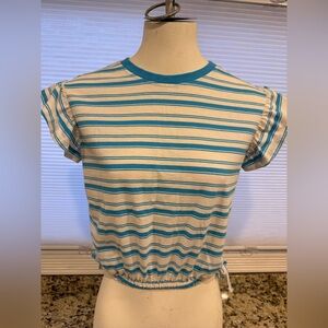 Striped Blue and Girls Women's Top